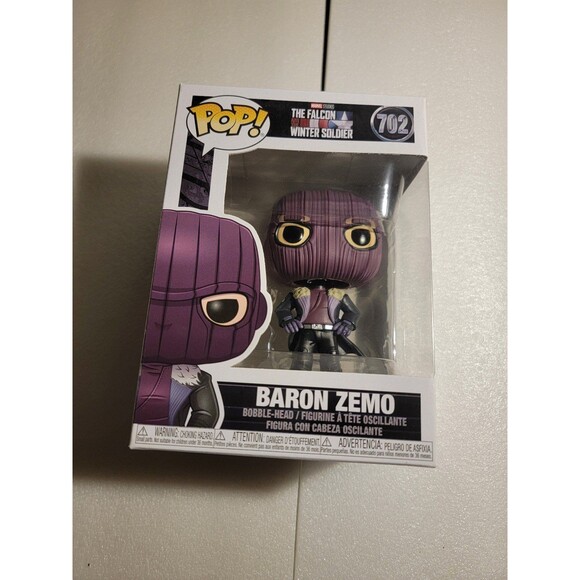 Funko Pop! Baron Zemo #702 Da The Falcon And The Winter Soldier, Figura Vinile 10cm Con Protettore - 3